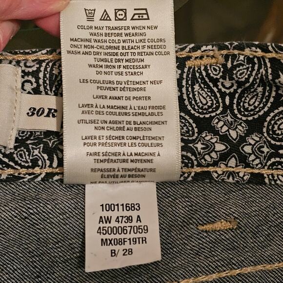 ARIAT R.E.A.L. Denim Spitfire Boot Cut Riding Jeans Size 30R - Picture 12 of 12